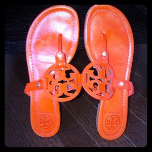 Tory Burch Miller Leather Bright Pomander Size 8